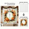 Piece Set High Definition Digital Printed Curtainsautumncolorfulleavespumpkinwreathfoliagepineconehome Decoration Style Curtain Polyester