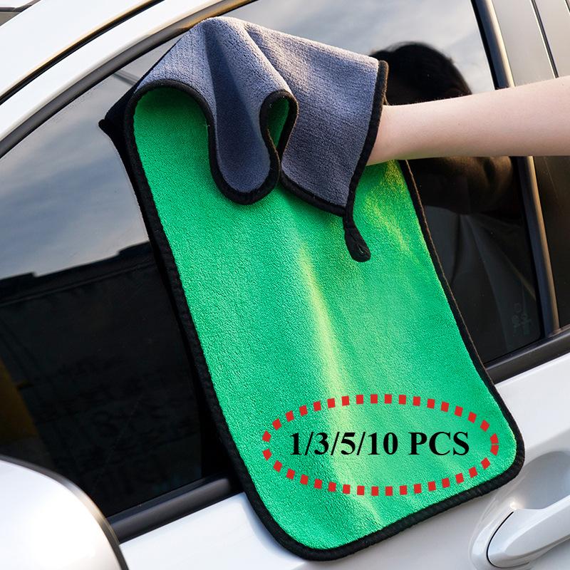Superabsorpční čistící hadřík z mikrovlákna - 1/3/5/10 balení, víceúčelový kuchyňský a automobilový ručník, opakovaně použitelný hadřík na odstranění prachu