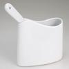 Hakusan Porcelain Rice Scoop Holder, White, 12.5 X 6.5 X 11.5 Cm, Pocket, Hasami Ware, Made In Japan