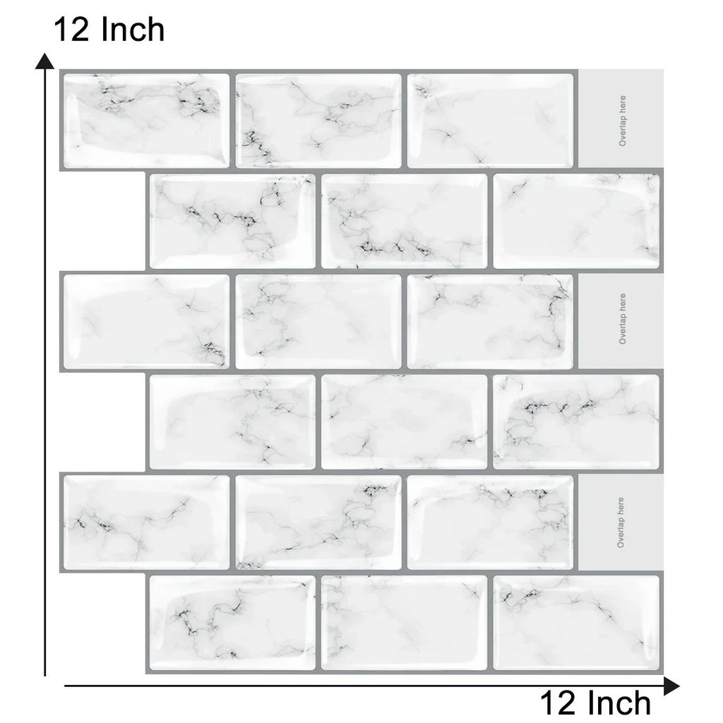 1/10Pcs 3D New waterproof Foam Ceiling Wall Stickers Square Wall Covering Self Adhesive Wallpapers For Kid's Room Living Room