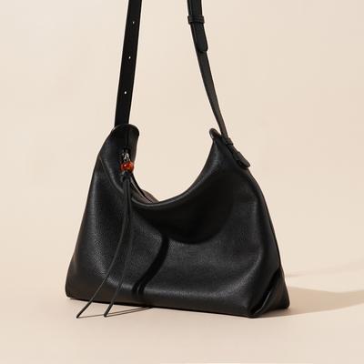 Damenhandtasche aus Rindsleder erster Schicht, hochwertige Messenger-Pendler-Tasche, einfache, exquisite Damen-Umhängetasche mit großem Fassungsvermögen