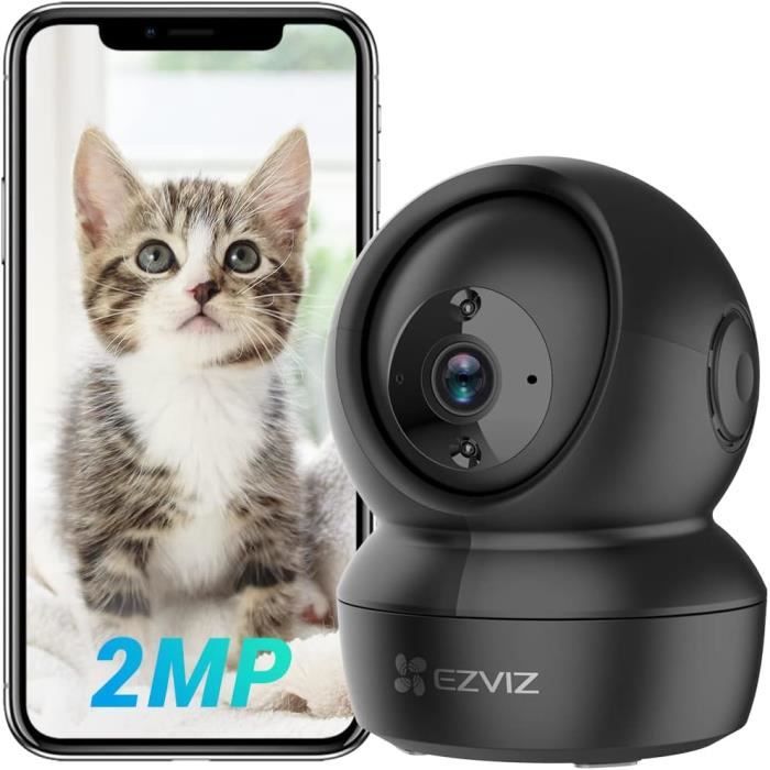 Caméra de surveillance - EZVIZ - C6N - 1080p - Vision nocturne - Audio bidirectionnel - WiFi 2.4Ghz