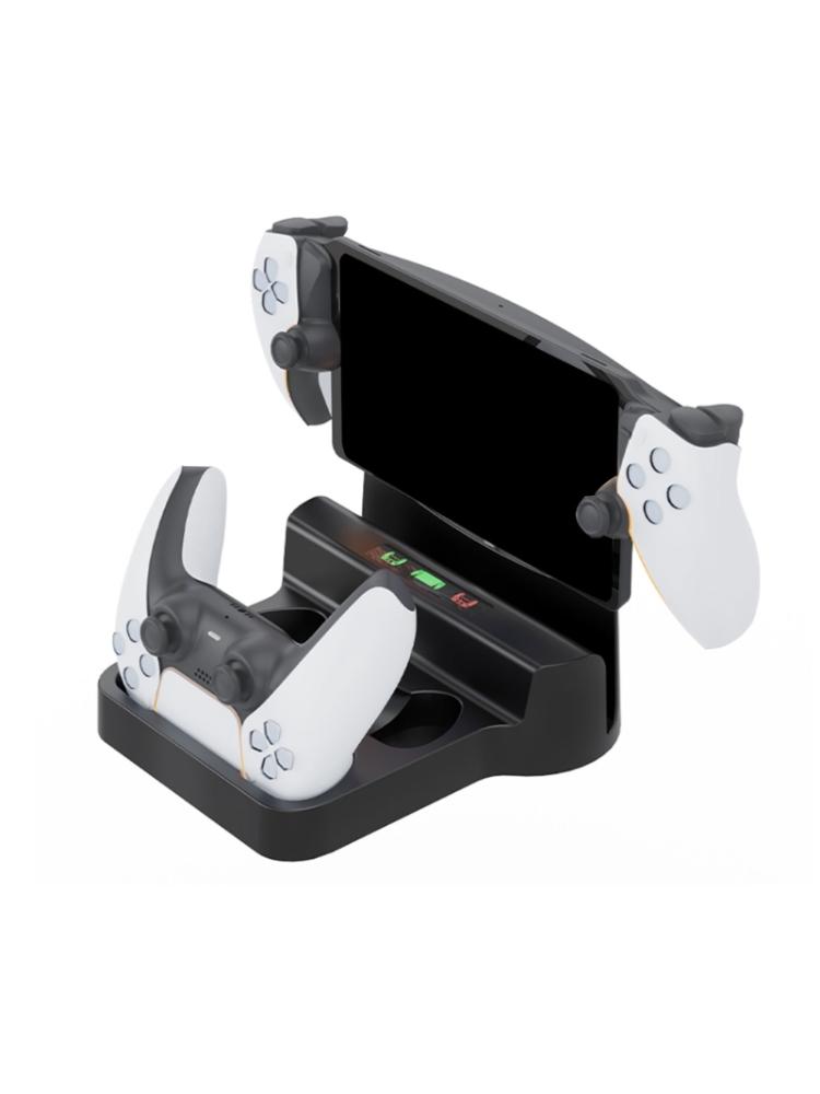 Game Console Charging Dock Double Slot Controllers Charging Stand for Portal Station Charging Base Game Accessory
