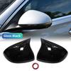 For Mercedes-Benz C-Class W206 2025-2025 Glossy Black Carbon Fiber Style Car Rearview Mirror Cover Car Accessories
