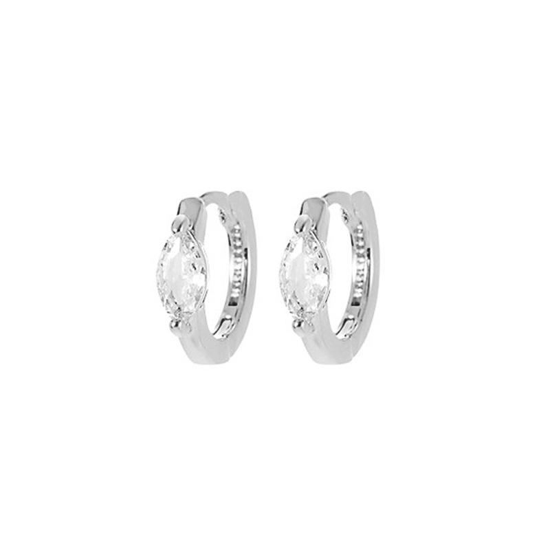 

Серьги Sui Eye of the Sky: Женские ретро серьги-каффы с цирконом Лошадиный глаз в стиле середины века Copper