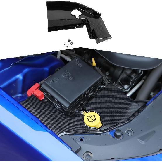 Windshield Washer Tank Engine Bay Side Panel Cover Accessories Compatible with Dodge Charger/Chrysler 300 300c 2011-,for Dodge Challenger