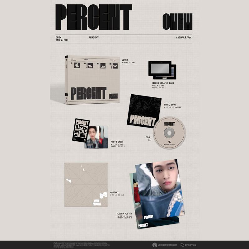 JEDEN (SHINee) – 2. album PERCENT (Digipack Ver.)