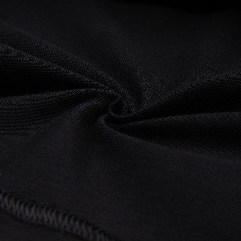 Puma Color Block Cropped Tee Logo Round Neck Short Sleeve T-Shirt Women Tops Black 535007-01