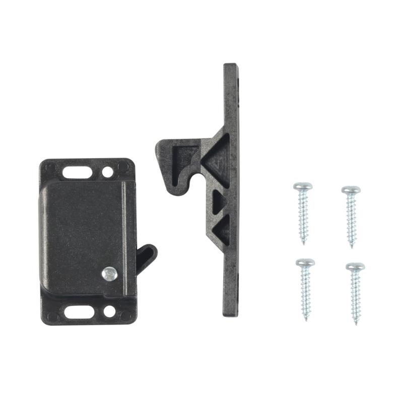 Campers Cabinet Push Latches Fastener With Mounting Hardware For Quick Push To Close Latching Solution Easy Installation