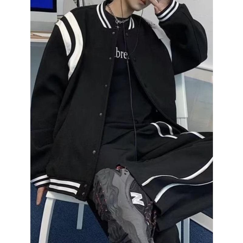 

Американская весенне-осенняя новая бейсбольная форменная куртка мужская корейского стиля модная брендовая универсальная и красивая свободная повседневная куртка модная куртка 3XL