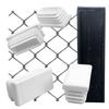 Internal cap for profile post roof 40x20 100 PCS WHITE