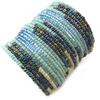 Les Trésors De Lily [N4634] - Designer Bracelet 'Katmandou' Blue Beige