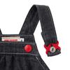 Romper Overalls Logo Plain Made In Japan Boys Girls Baby Kids Baby Clothes M Indigo Blue [MIKI HOUSE] 10-1509-493 (80-90cm)