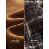 XWI Women's Maillard Suede Plaid Padded Jacket