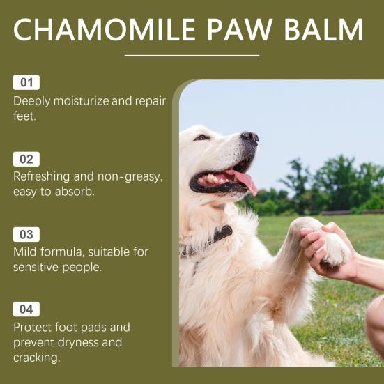 Pet Paw Balm Natural Moisturizer Protective Cream Pet Nose Protector Crack Feet