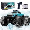 GOUYOSHI RC Amphibious Waterproof Truck 30cm 4WD Big Technical Standards Compliance LED Electric Remote Control 2 Rechargeable Batteries for