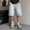 Trendige Herren-Shorts im amerikanischen Stil, locker, gerade, lässig, mittellang, für den Sommer
