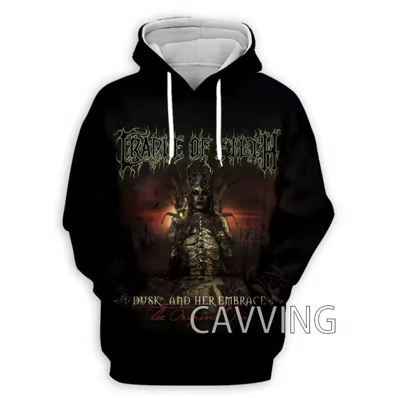 Модные мужские 3D-принты Cradle Filth Hoodies Hooded Sweatshirts Harajuku Hoodie Sweatshirts Tops Clothing 5XL