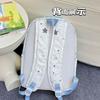 Schoolbag new backpack female junior high school student schoolbag large capacity high value backpack small fresh star printed bag