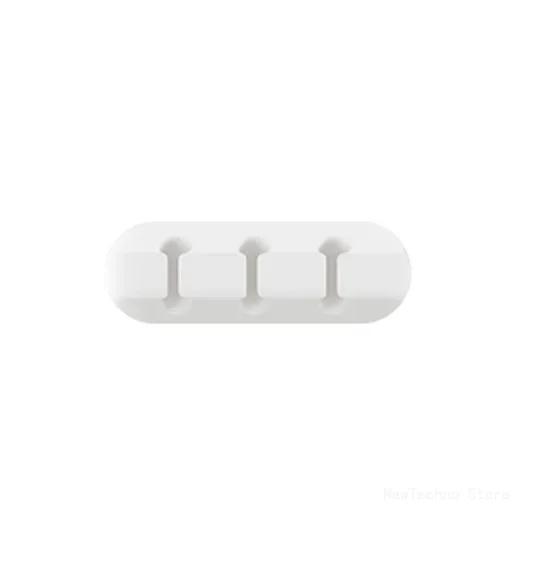 Organiseur de câbles en silicone, enrouleur de câbles USB, organiseur de bureau, clips de rangement, support de câbles pour souris, casque, fil