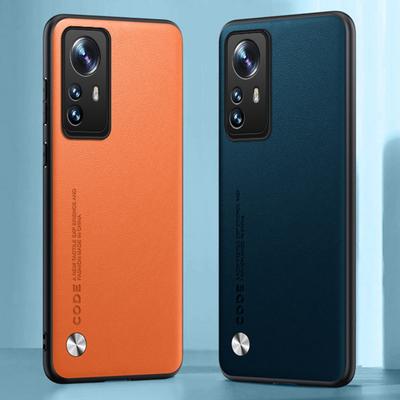 Note12 Plain PU Leather Silicone Phone Case For Xiaomi Redmi Note 12S 12Pro Plus Note12 Pro 4G 5G 11s 11R 10T Matte Silicone Protection Bumper Shell