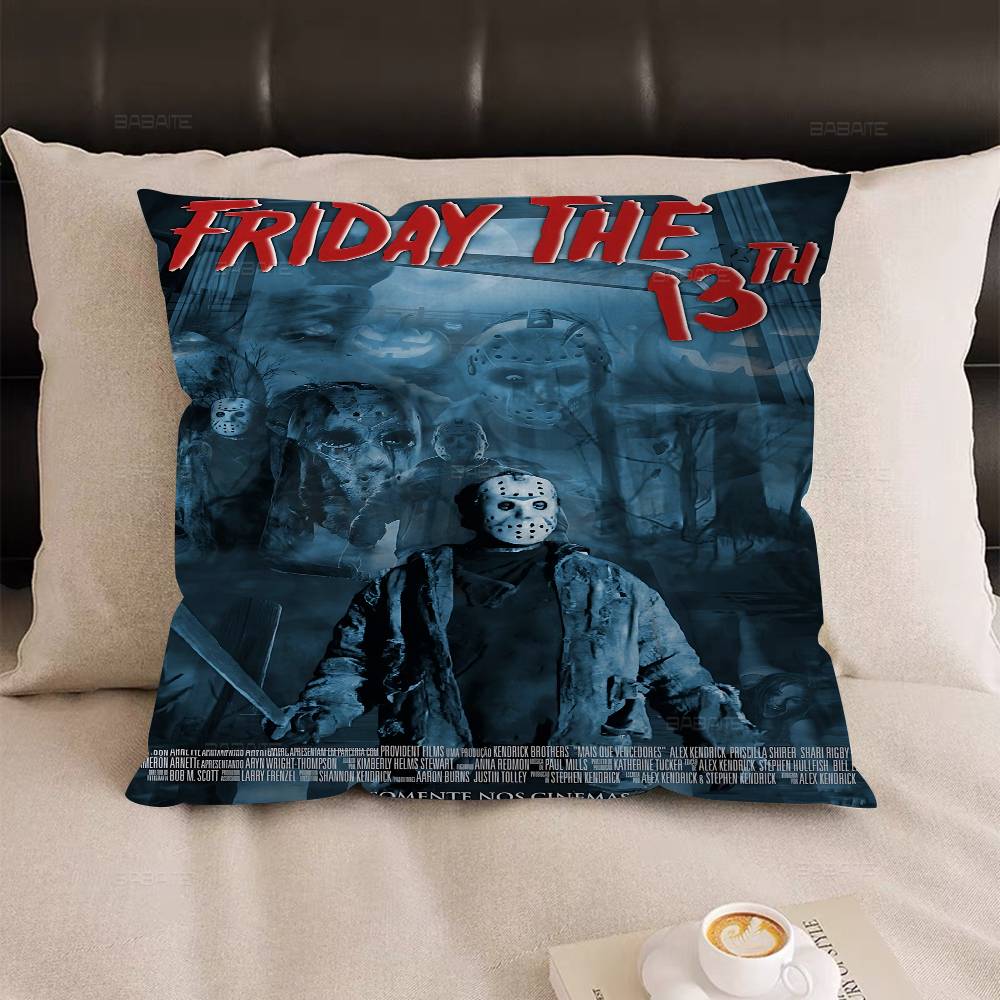 Horror Movie F-Friday T-The 13Th Pillow Gift Home Office Decoration Bedroom Sofa Car Cushion Cover Case 45X45