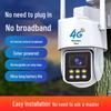 Jingshiwei 360° Solar 4G Camera: Waterproof Remote & Night Vision Monitor