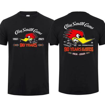 New Men's Mr. Horsepower T Shirt Casual Clay Smith Cams 90th Anniversary T-shirts Graphic Sports Tops Breathable Streetwear Tops