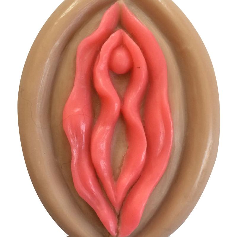 Novelty Women Genital Shape Candy Mold Silicone Mould Tray DIY Mould Tray for Soap Candles Cake Decor Crafts White