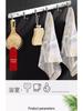 304 Stainless Steel Wall-Mounted Hook Rack for Kitchen & Bathroom