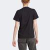 Adidas T Shirts Women's Black Crew Neck Moderate Straight Fit IJ7327