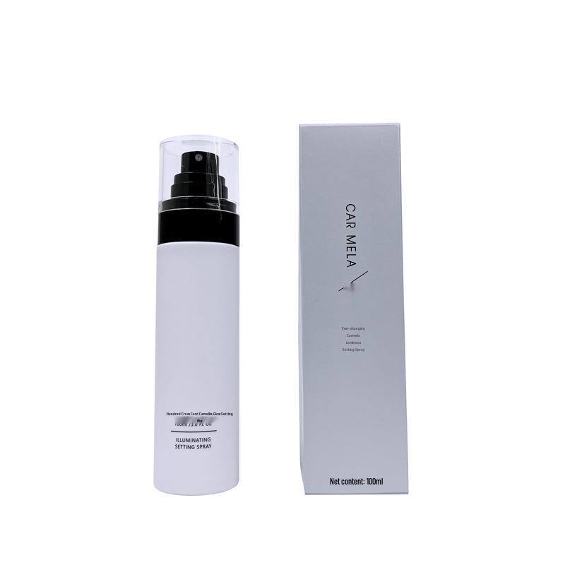 CARMELA Setting Spray for Long-lasting, Hydrating, and Non-transferable Makeup - Portable and Moisturizing.