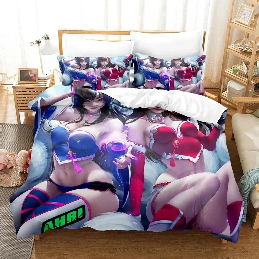 3D Printing  Sexy Girls Overwatch Bedding Set Duvet Cover Sheet Pillowcase Bed Full Queen King Size Comforter Bedroom