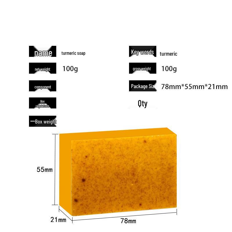 TK Style European & American Turmeric, Lemon, Kojic Acid, Ginger Handmade Cold Process Bath & Face Soap