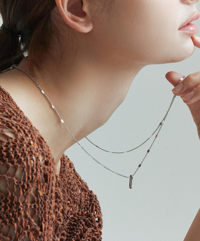 Charmy Surgical Steel Long Drop Necklace