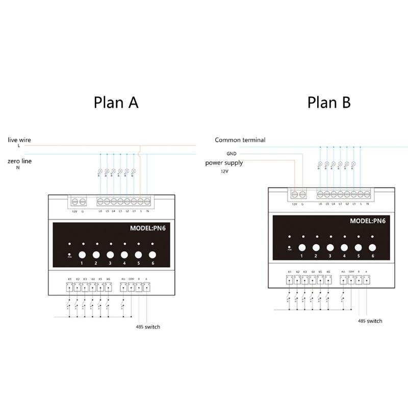 6 Channel Relays Switches Module Intelligent Home Networks Switches Controller Intelligent Appliance Control Module