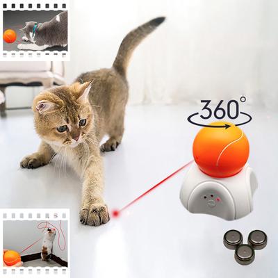 Pet Cats Automatic Rotating LED Exercise Lasering Funny  Tennis  Toy