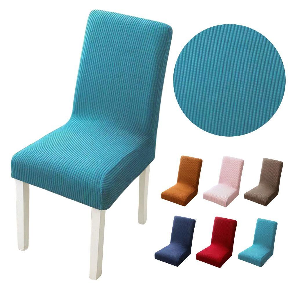 Anti-slip Chair Cover Elastic Seat Protector NEW Seat Cover  Banquet Restaurant