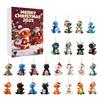 2025 Christmas Dragon Advent Calendar 24-Day Countdown Box with Baby Dragon Ornaments Multifunctional Decoration for Festive Tree Decor