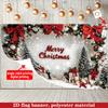 2D Flat Banner, 1 Piece, Christmas Party Decoration Banner, 180 Cm × 110 Cmzyc