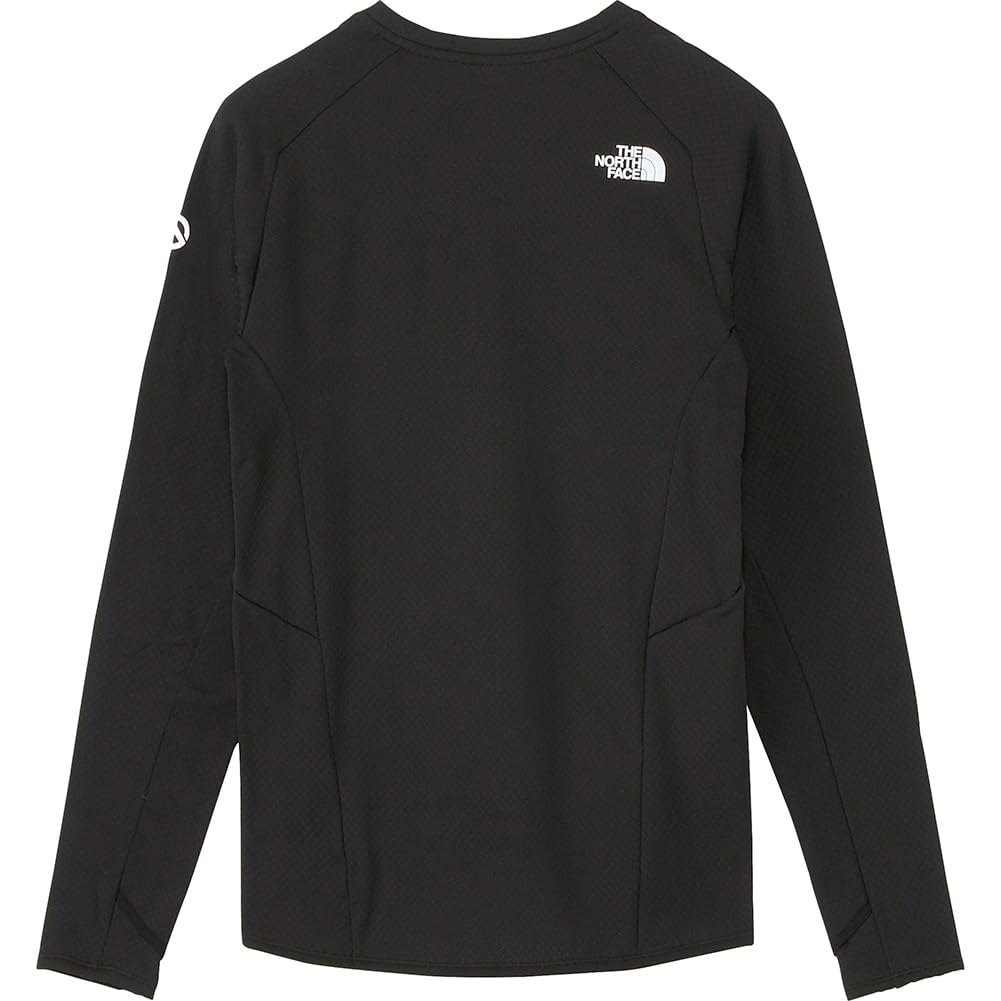 North Expedition Grid Fleece Crew Black S [The Face]