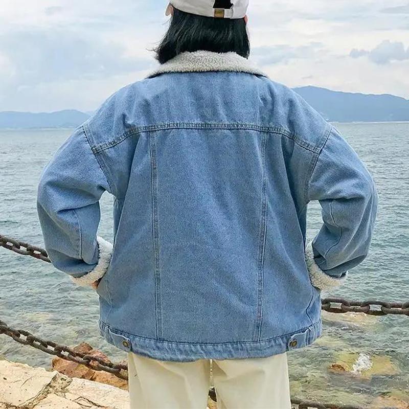 Denim Jackets Basic Female Coats 