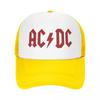 AC-DC Baseball Caps Unisex Snapback Hats Lovers Trucker Caps Women Breathable Mesh Visor Bones