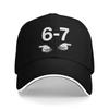Six Seven 6 7 Meme Baseball Cap  Couple Women Design Trucker Hat Spring Street Style Outdoor Sports Breathable Baseball Caps