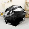 Marilyn Monroe: Worte einer Modeikone Tragbarer Automatischer Regenschirm mit 8 Speichen Kompaktes Design Reiseutensil Modisches Accessoire