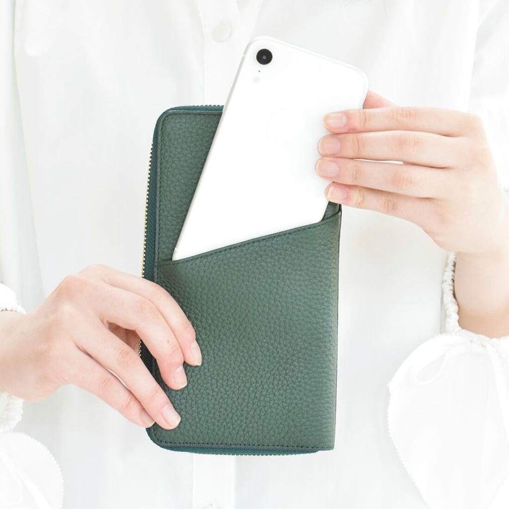 Barcos Women's Genuine Leather Wallet, Black, Large Capacity, Long Wallet, Leather, Gift, Black, Stella Grande