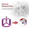 ENLEE MTB Road Bike Ultralight Sealed Pedals CNC Cycling Part Alloy DH XC Hollow Anti-slip Bearings Du System Mountain 12mm Axle