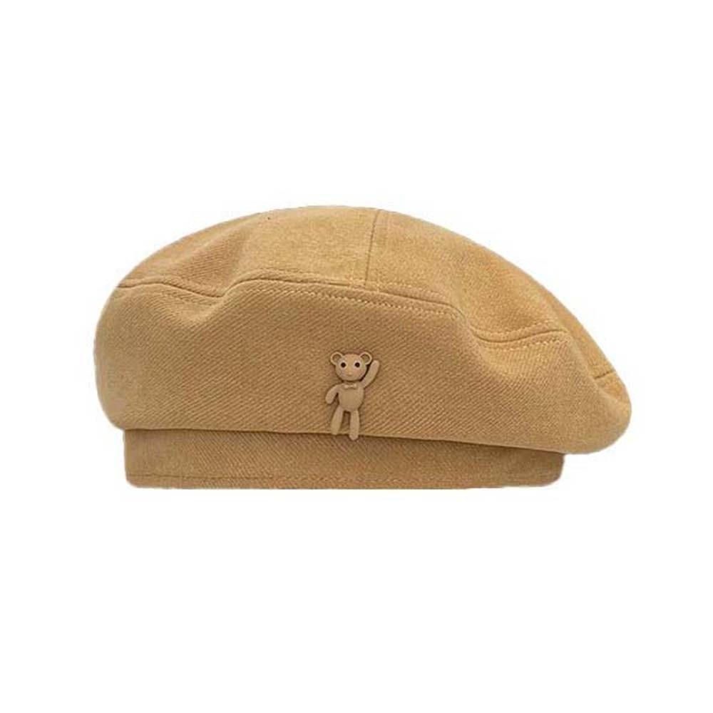 Classic Color Vintage Beret Hat Soft Newsboy Octagonal Hat Retro Painter Bonnet Shopping Day