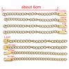 20pcs 10pcs 6cm Stainless Steel Extension Chain Extended Connector Tail Chain for Bracelet Necklace DIY Jewelry Making Findings