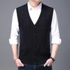 Men S Thin Knitted Wool Vest For Middle Aged Winter